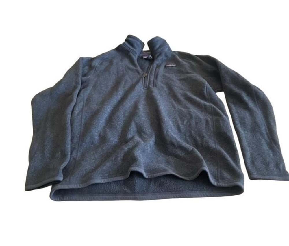 Patagonia Better Sweater 1/4-Zip Fleece Pullover Jacket Blue Size Large